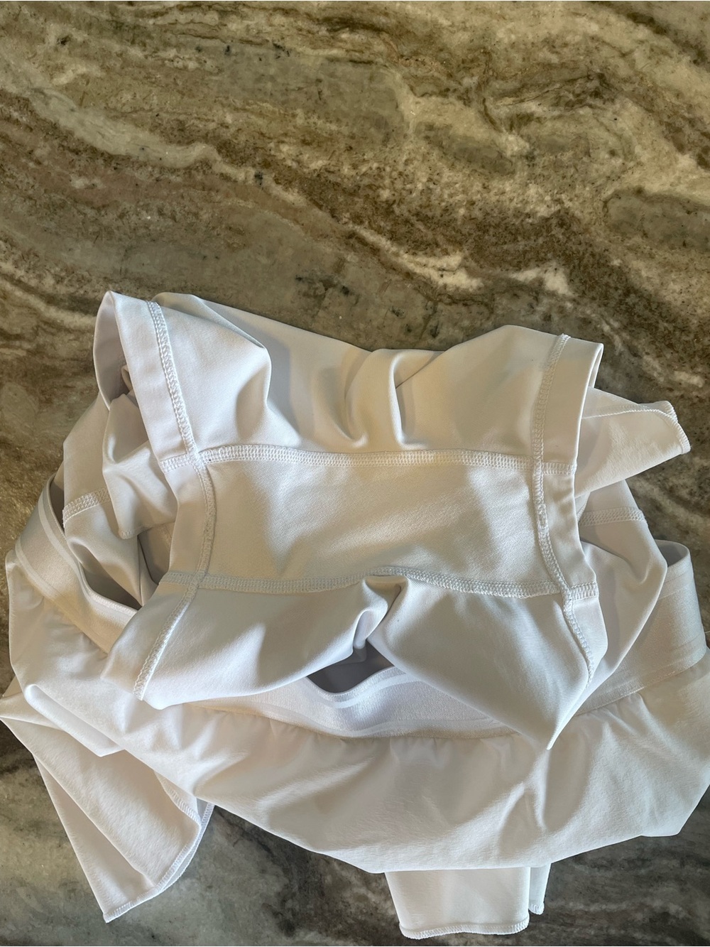 Nike White Dri-FIT Athletic Skirt with Inner Shorts - Picture 3 of 3